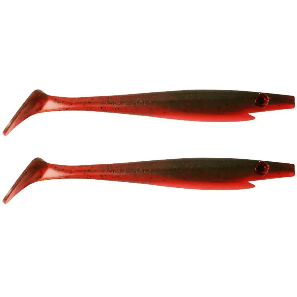 Strike Pro Pig Shad Jr. 20cm two-pack in Tomato