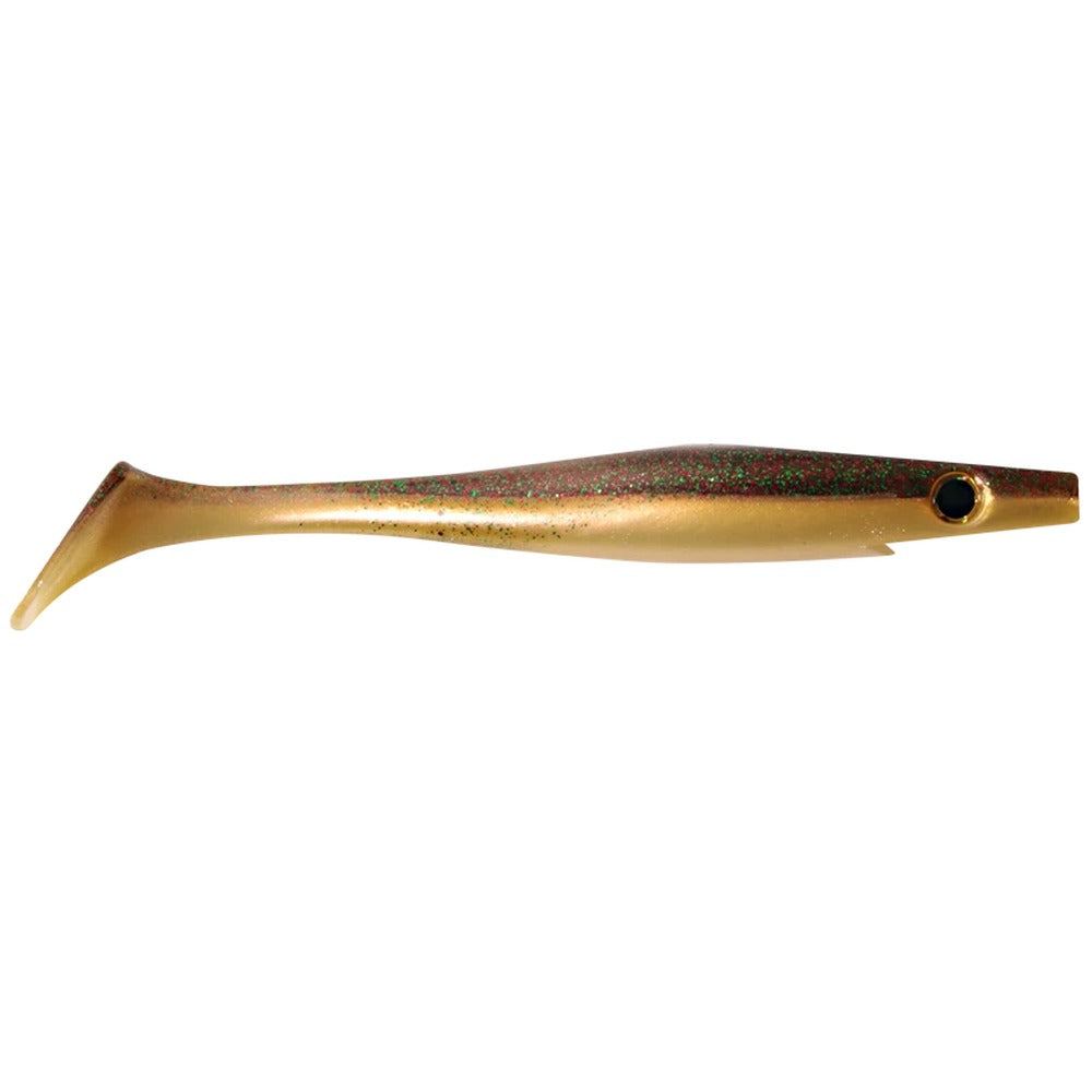 Strike Pro Pig Shad Nano 15cm 4-Pack in Baby Brown