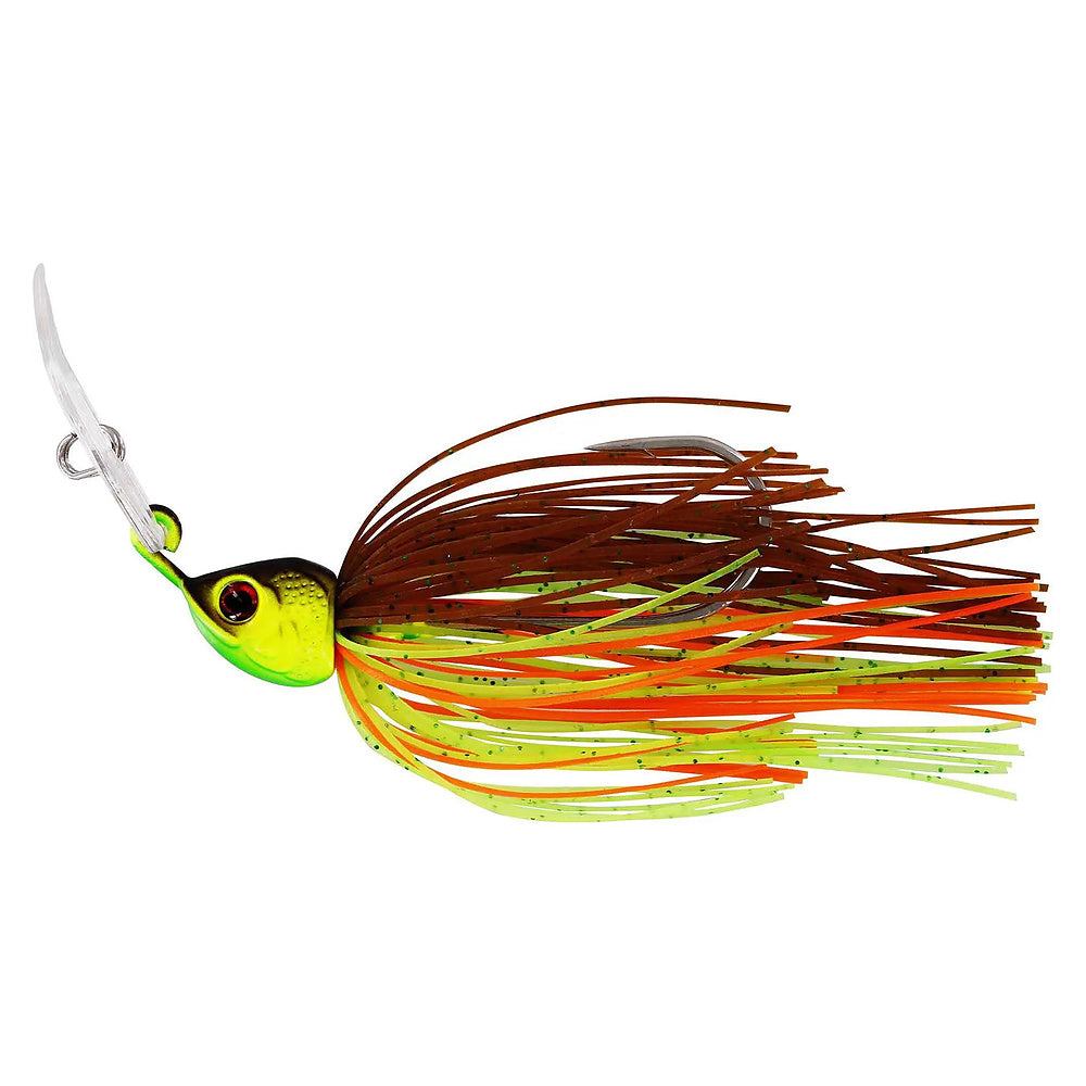 Westin BladeBite Tungsten Bladed Jig in Brown Chartreuse