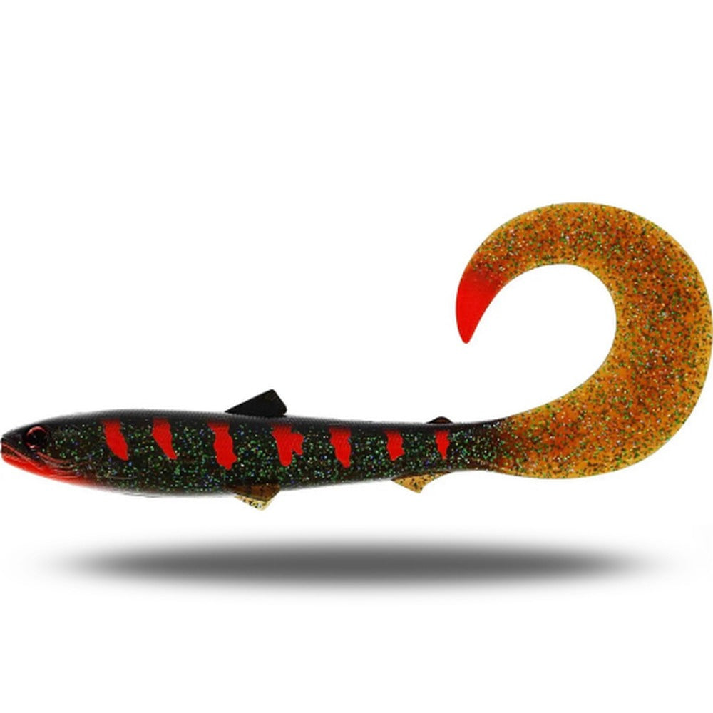 Westin BullTeez Curltail Large in Motoroil Blood