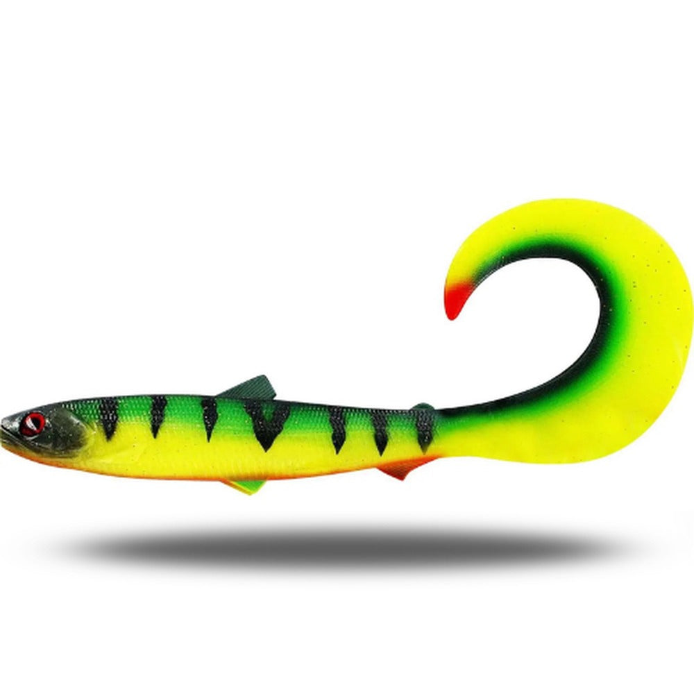 Westin BullTeez Curltail Large in Tiger Perch
