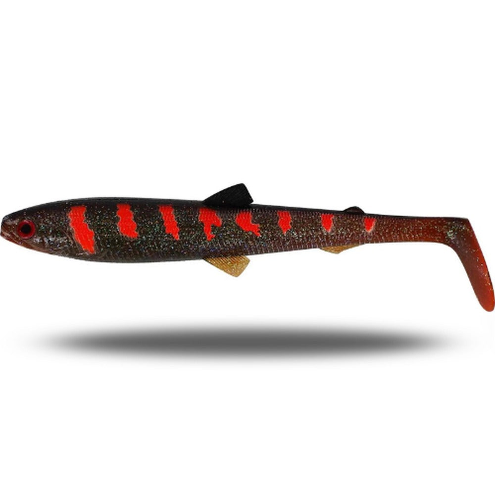 Westin BullTeez Shadtail Large in Motoroil Blood