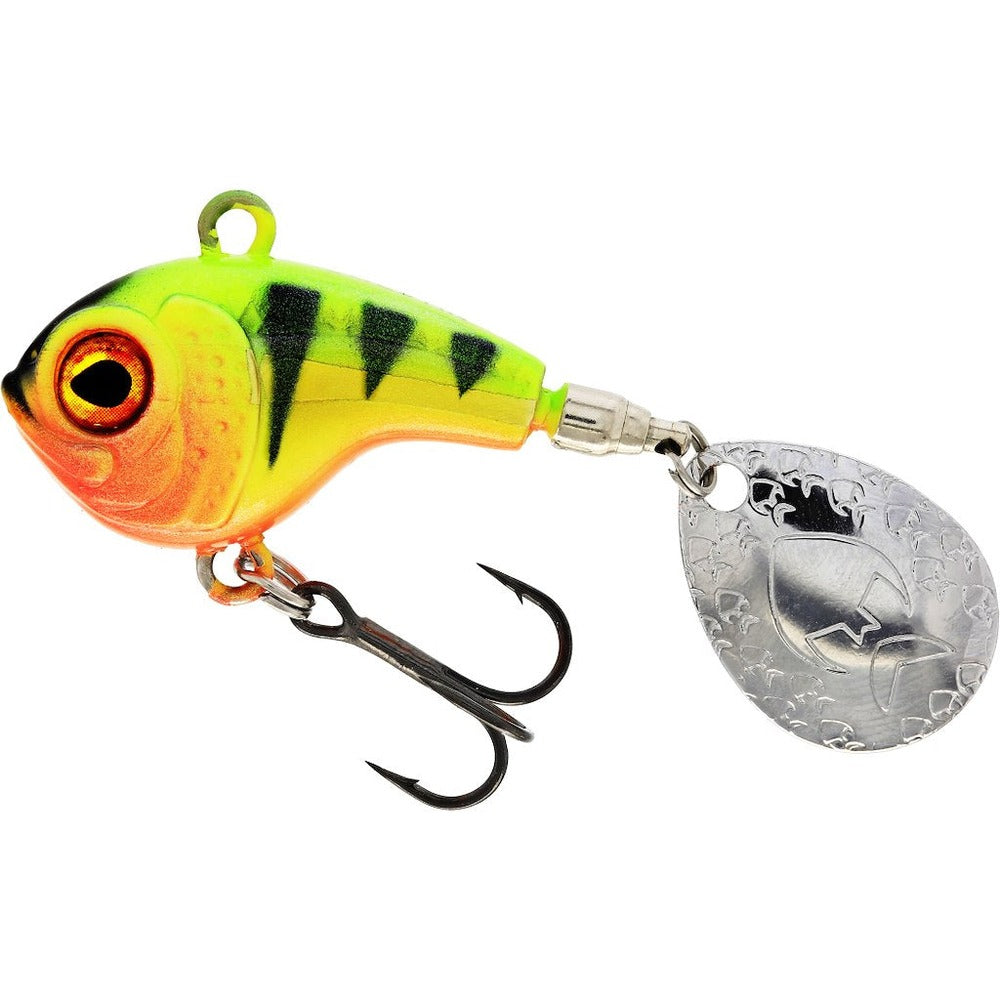 Westin Dropbite Spin Tail Jig in Chartreuse Perch