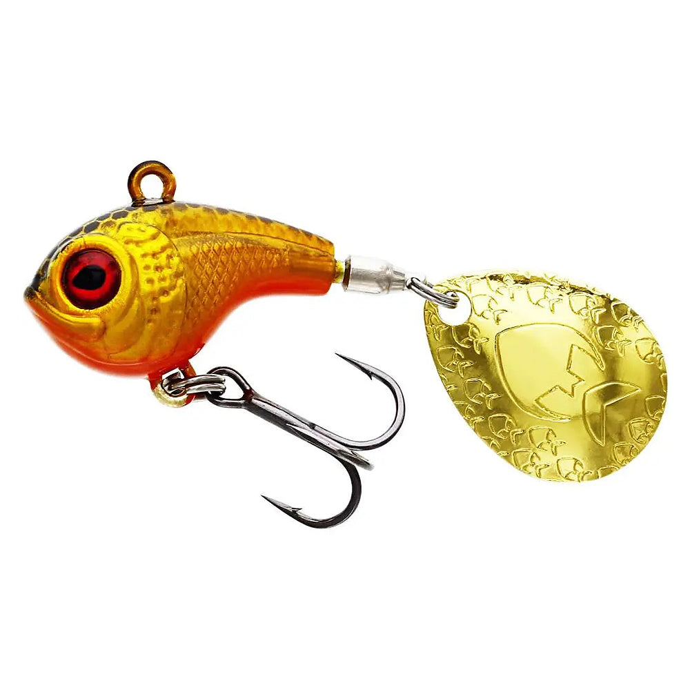 Westin Dropbite Spin Tail Jig in Gold Rush