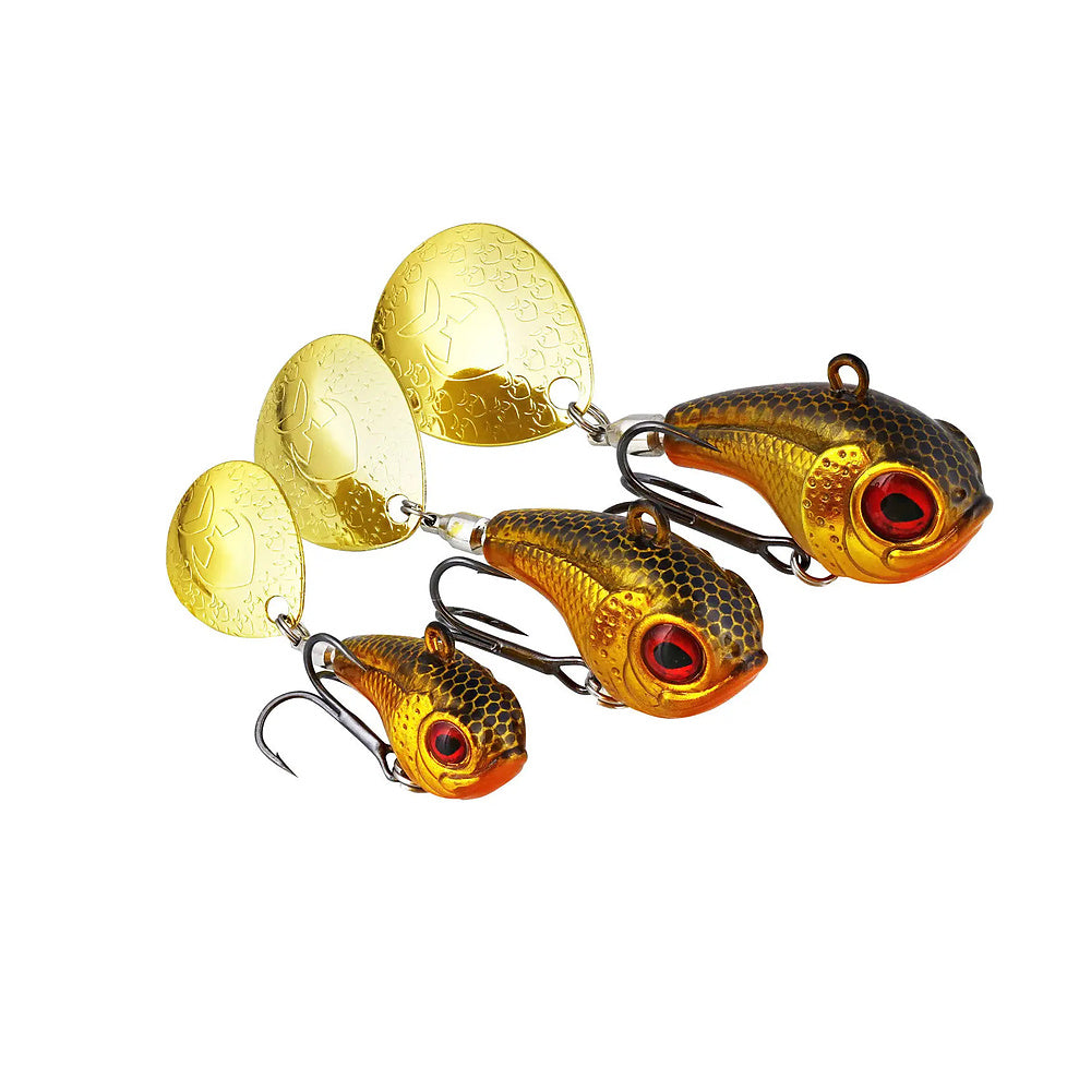 Westin Dropbite Spin Tail Jig size comparison