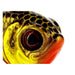 Westin Dropbite Tungsten Spin Tail Jig face detail