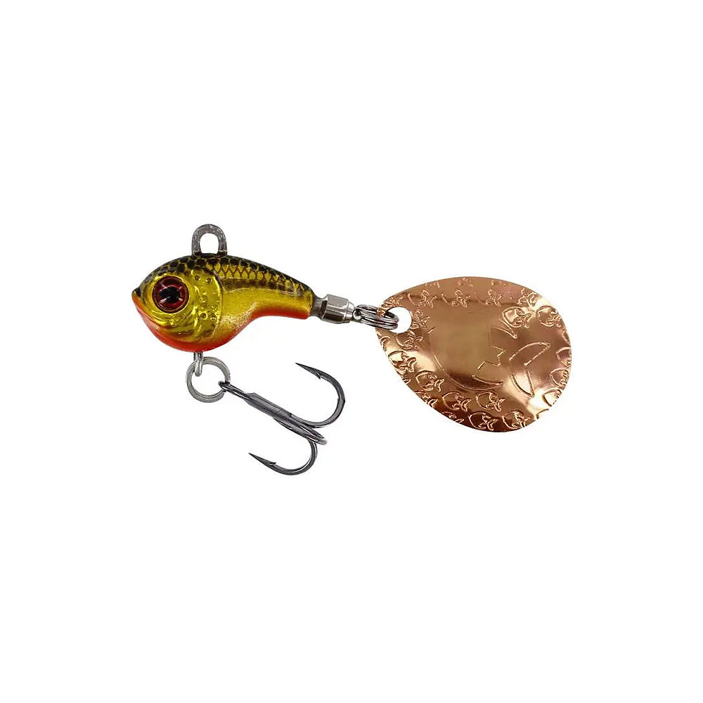 Westin Dropbite Tungsten Spin Tail Jig in Gold Rush