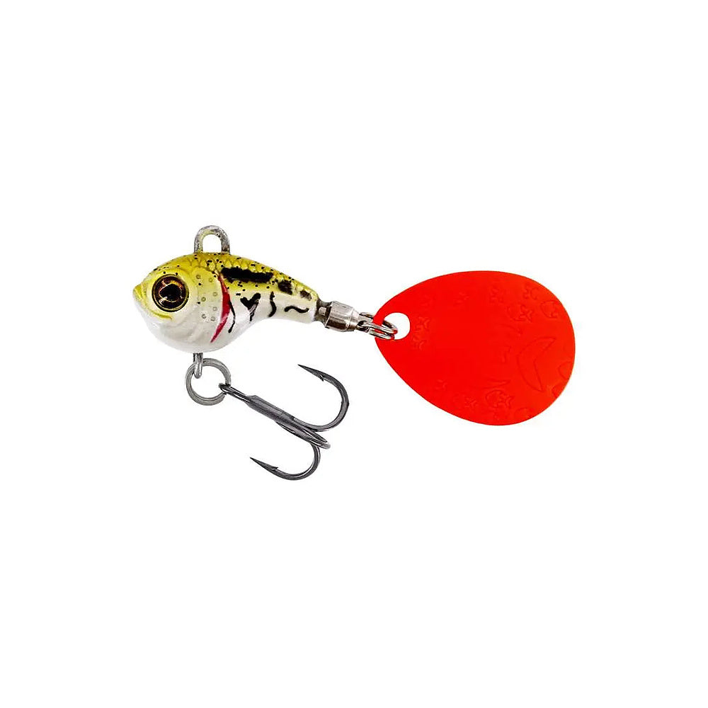 Westin Dropbite Tungsten Spin Tail Jig in Pearl Stickleback