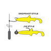 Westin HypoTeez Shadtail rigging example