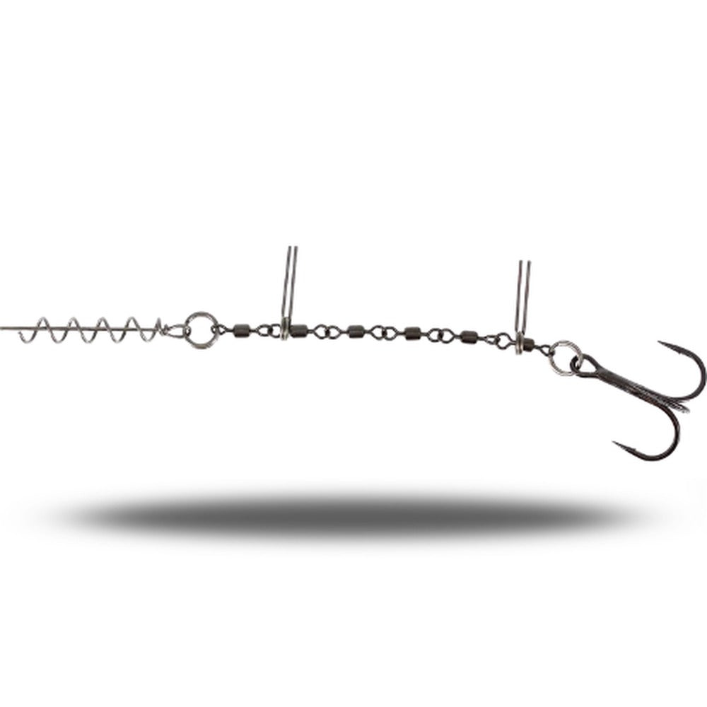 Westin Jointed Stinger HD 40 kg swivel-chain and hook detail