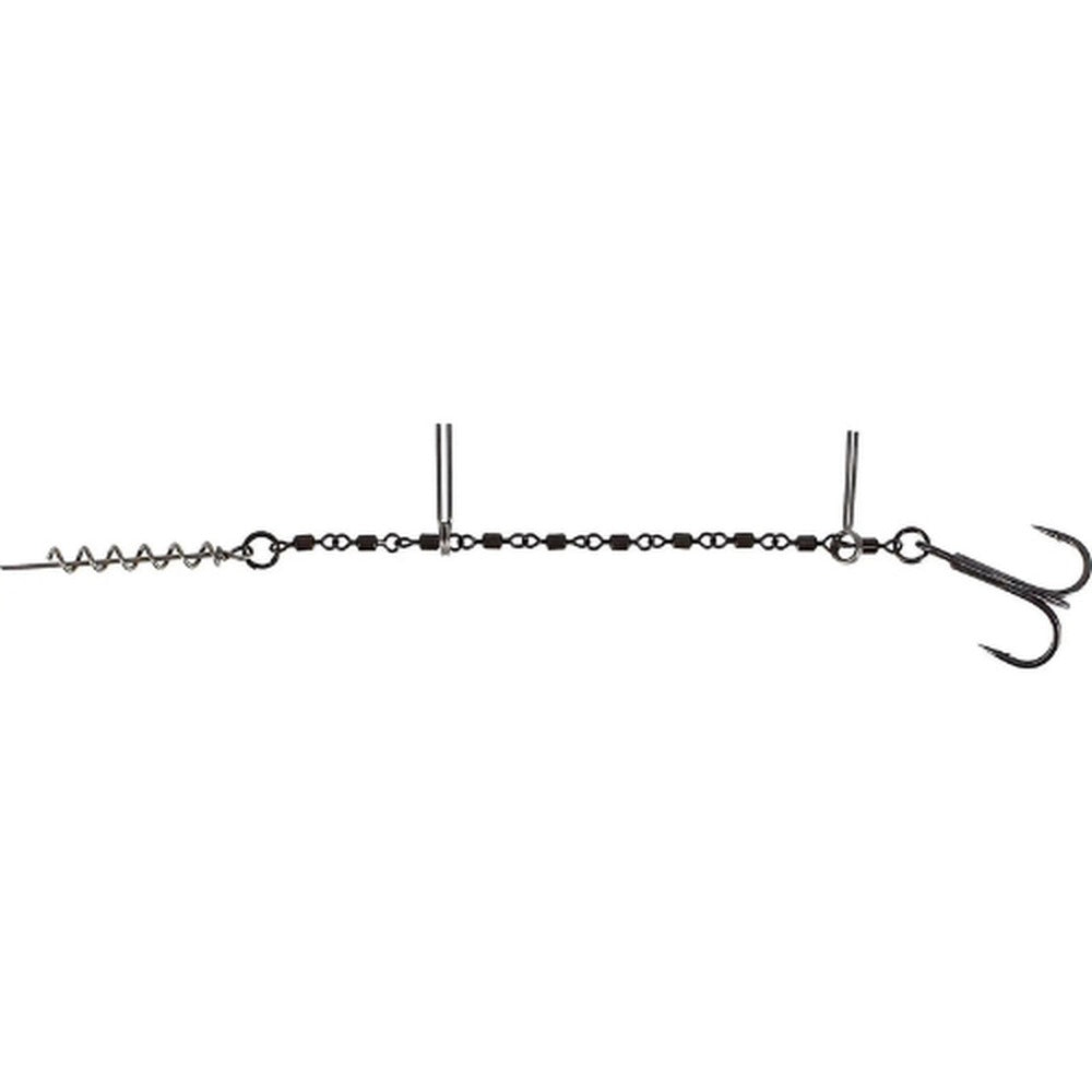 Westin Jointed Stinger swivel-chain and treble-hook detail