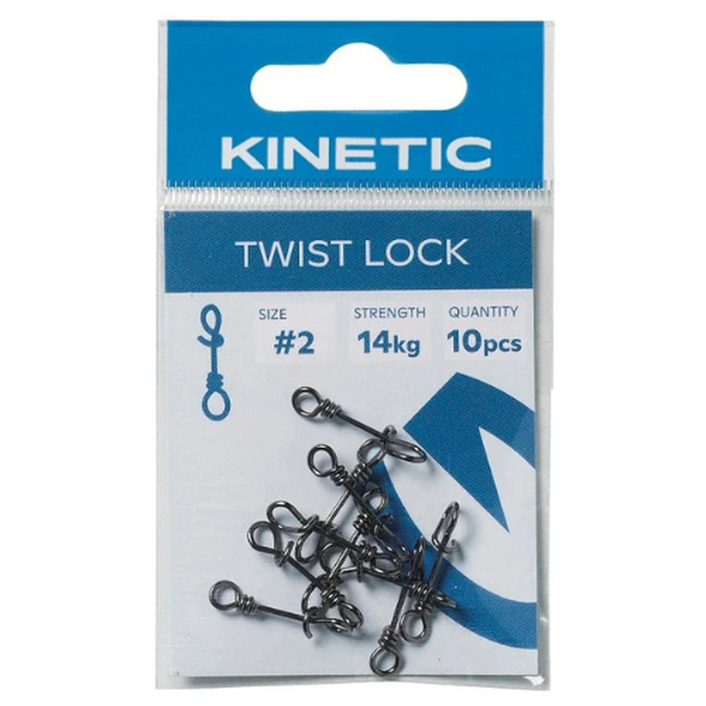 Westin Kinetic Twist Lock stainless-steel connector detail