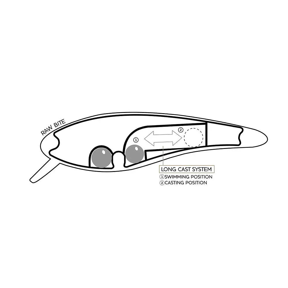 Westin RawBite Crankbait rattle system