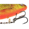 Westin Ricky the Roach Inline release plug and treble hook system close-up