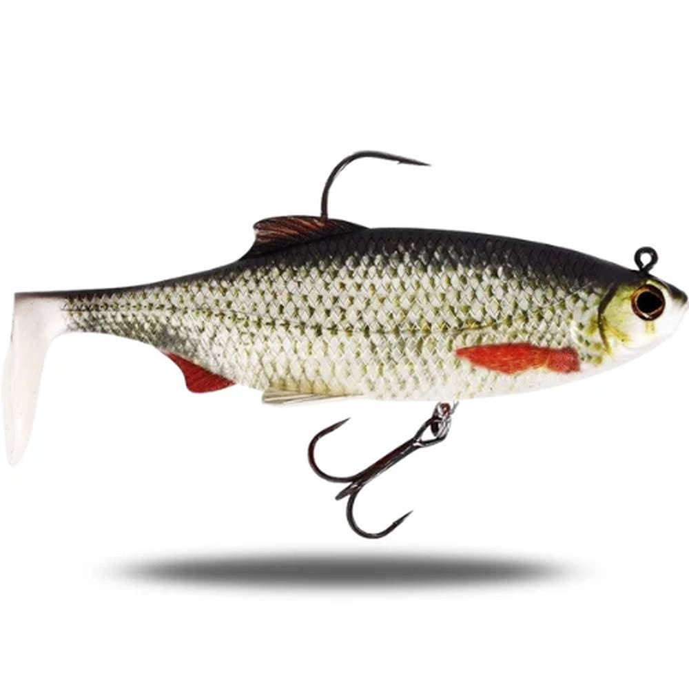 Westin Ricky the Roach Shadtail R2F rigged lure in Real Roach