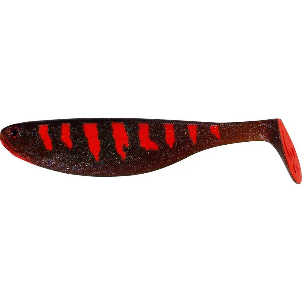 Westin ShadTeez Slim V2 soft lure in Motoroil Blood colour