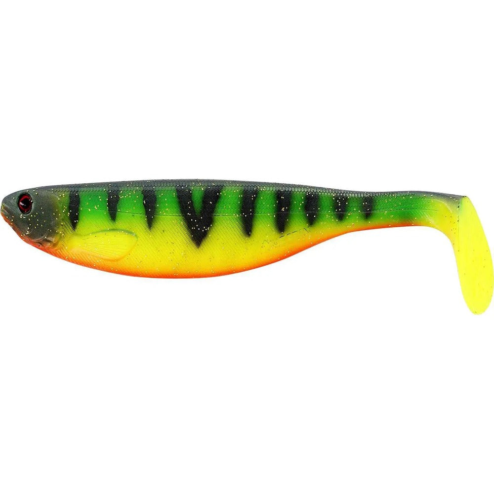 Westin ShadTeez Slim V2 soft lure in Tiger Perch colour