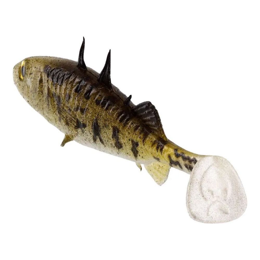 Westin Stanley the Stickleback Shadtail rear and paddle-tail view