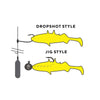 Westin Stanley the Stickleback Shadtail rigging example