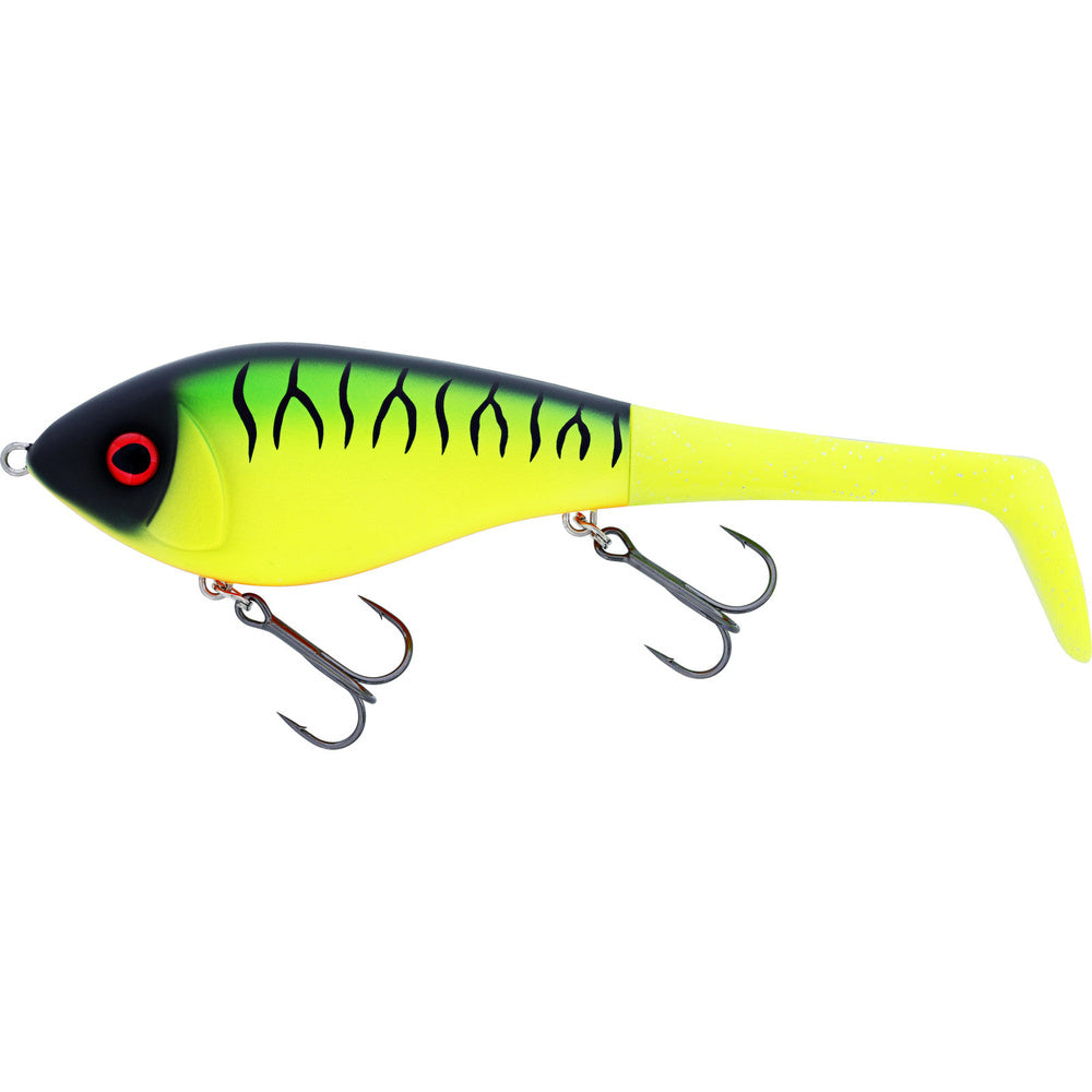 Westin Swim Tail 10cm hybrid pike lure in Firetiger colour