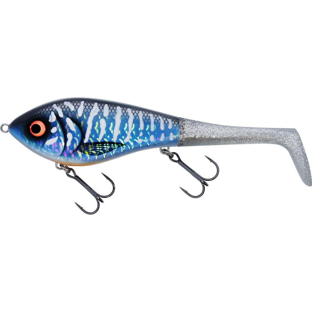 Westin Swim Tail 10cm hybrid pike lure in Lagoon Pike colour