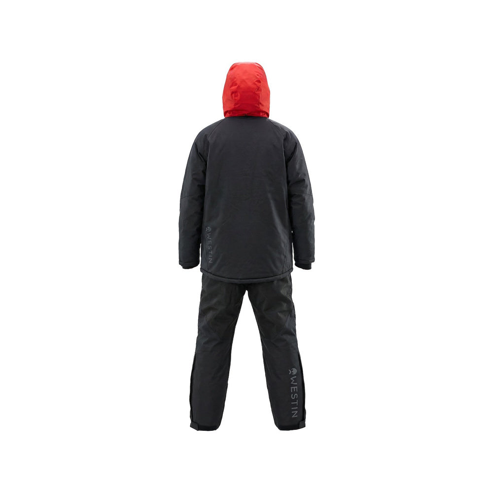 Westin W6 waterproof winter fishing suit, back view