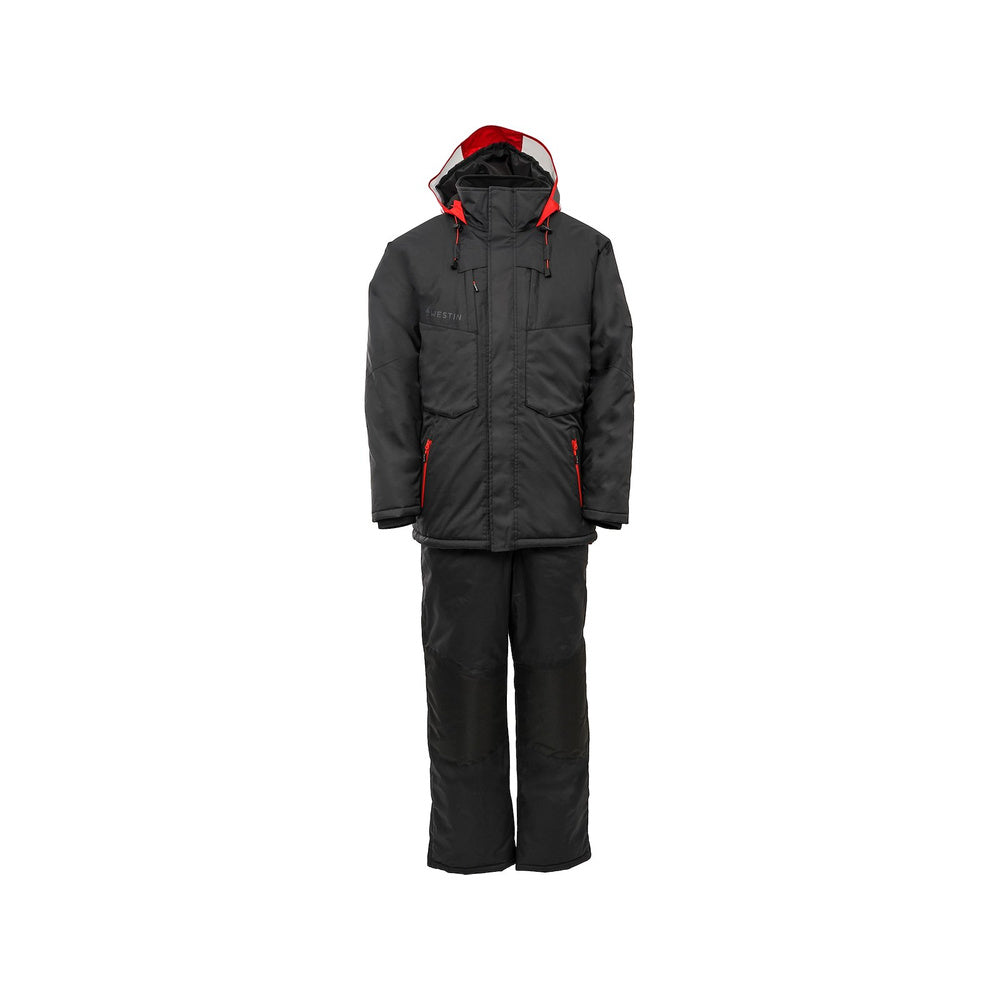 Westin W6 waterproof winter fishing suit, front view
