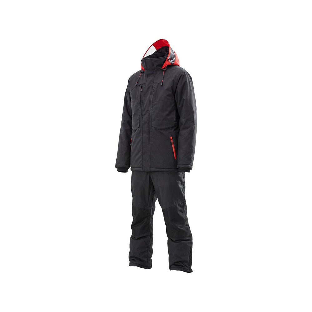Westin W6 waterproof winter fishing suit in Ink Black