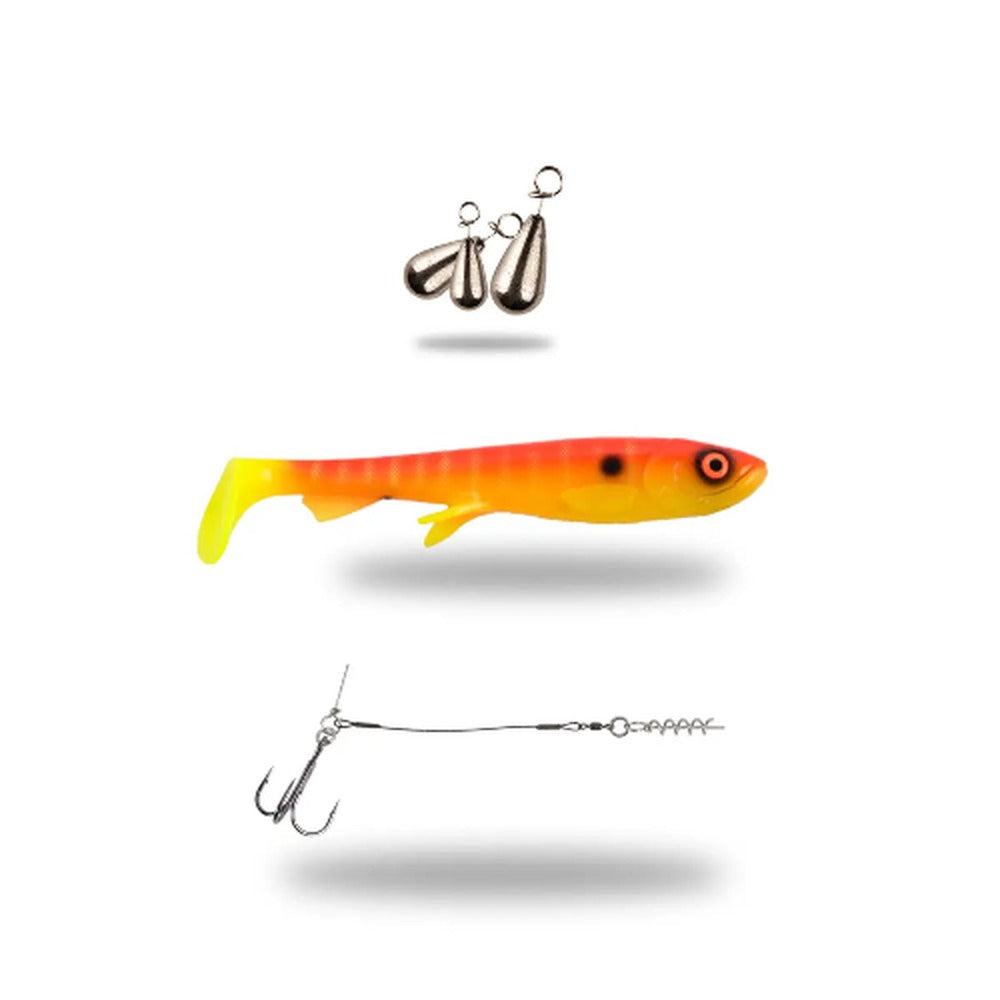Wolfcreek Shad 20cm lure bundle for pike and musky