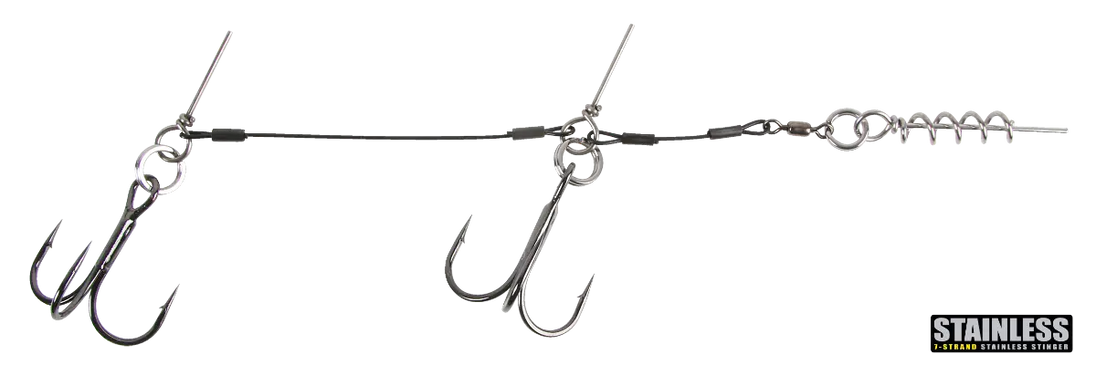 CWC Pro Stinger 100 LB Stainless Steel Giant Tandem 3/0 Catch With Care