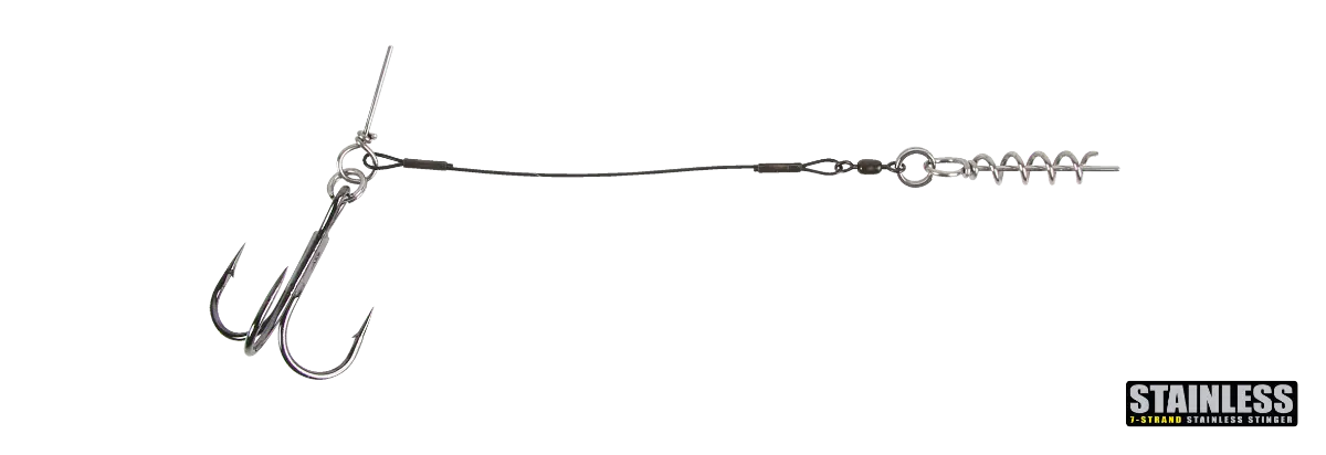 CWC Pro Stinger 40 LB Stainless Steel Tournament Single 1 Catch With Care