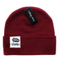 Burgundy wool Damn you Wolfcreek Lures logo beanie