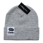 Grey wool Damn you Wolfcreek Lures logo beanie