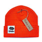 Orange wool Damn you Wolfcreek Lures logo beanie