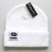 White wool Damn you Wolfcreek Lures logo beanie