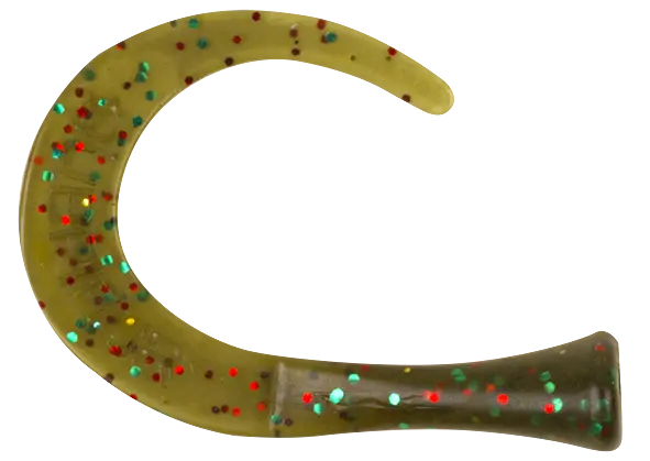 Strike Pro Guppie Spare Tail Jr. Mossgreen Glitter