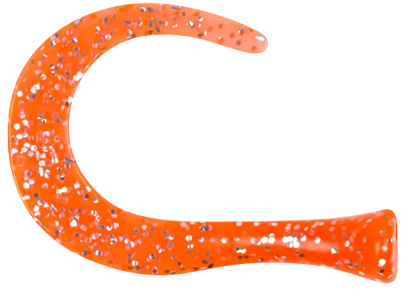 Strike Pro Guppie Spare Tail Jr. Orange Gold Glitter